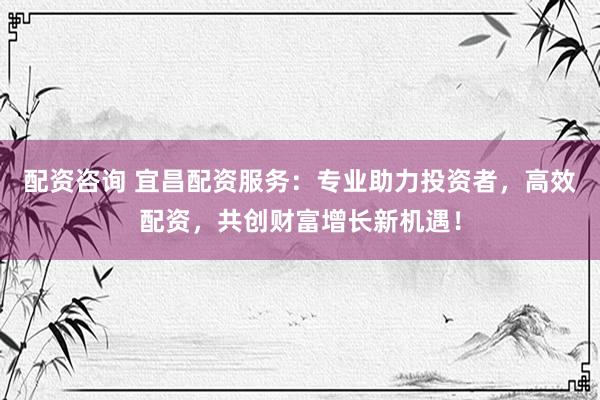 配资咨询 宜昌配资服务：专业助力投资者，高效配资，共创财富增长新机遇！